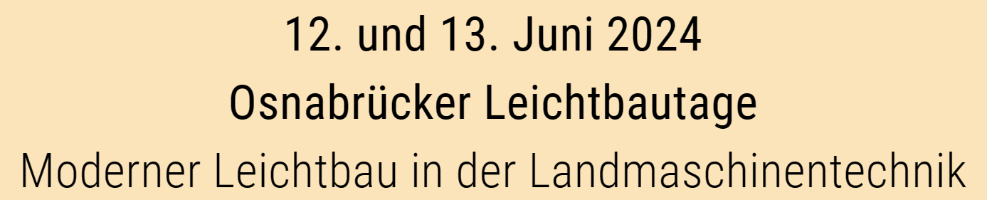 Osnabrücker Leichtbautage